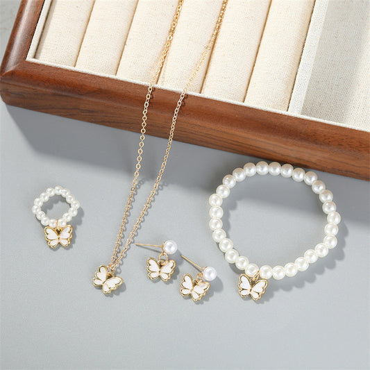 Butterfly Pearl Set