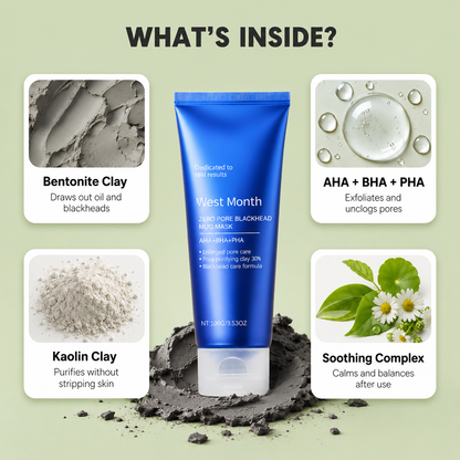 ZERO PORE BLACKHEAD MUD MASK